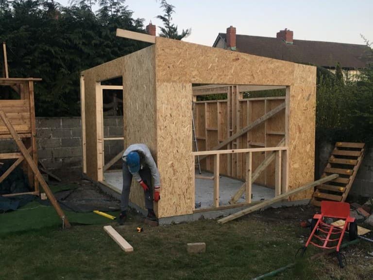 CAD model of garden room