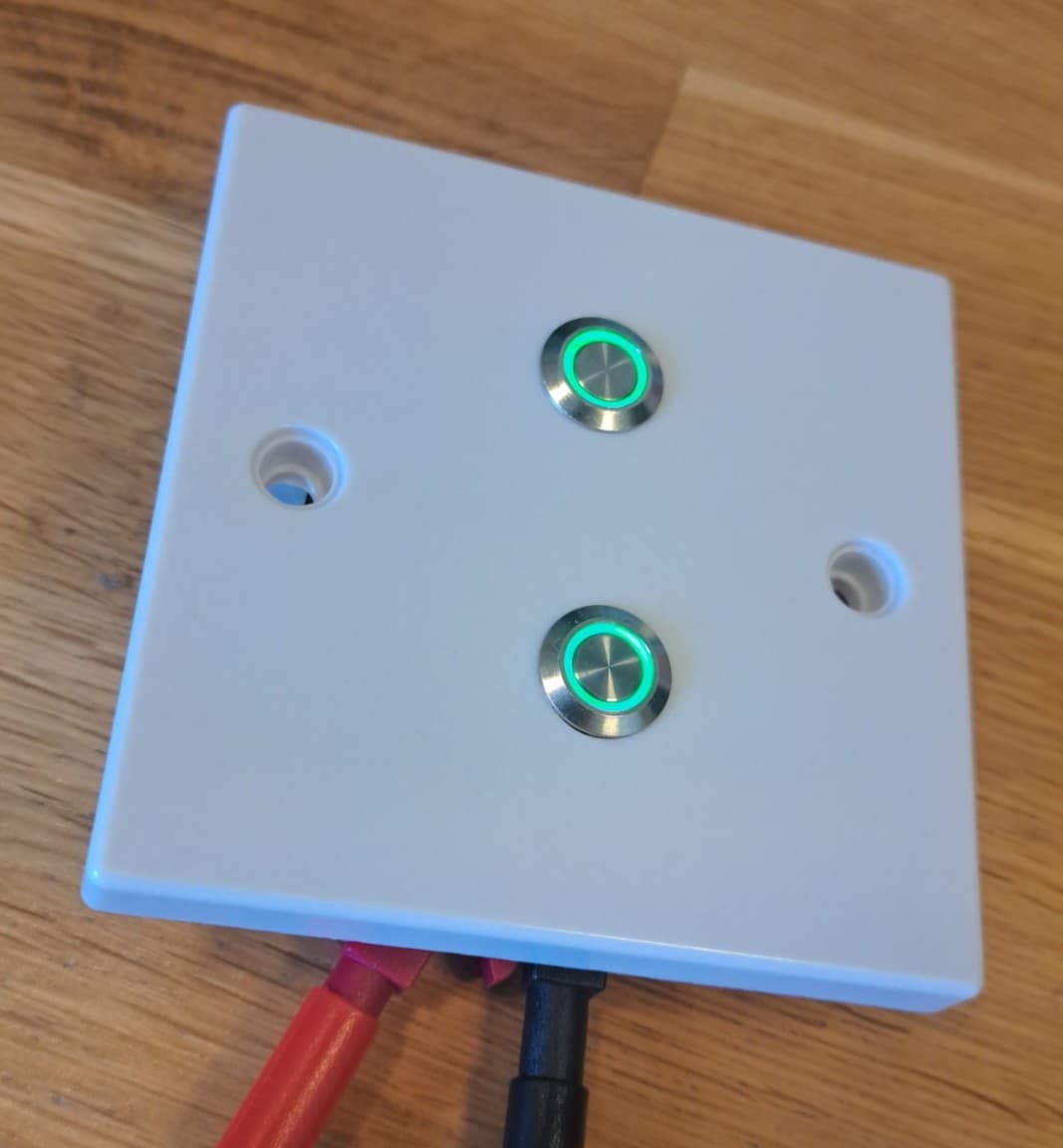 Prototype switch with two buttons