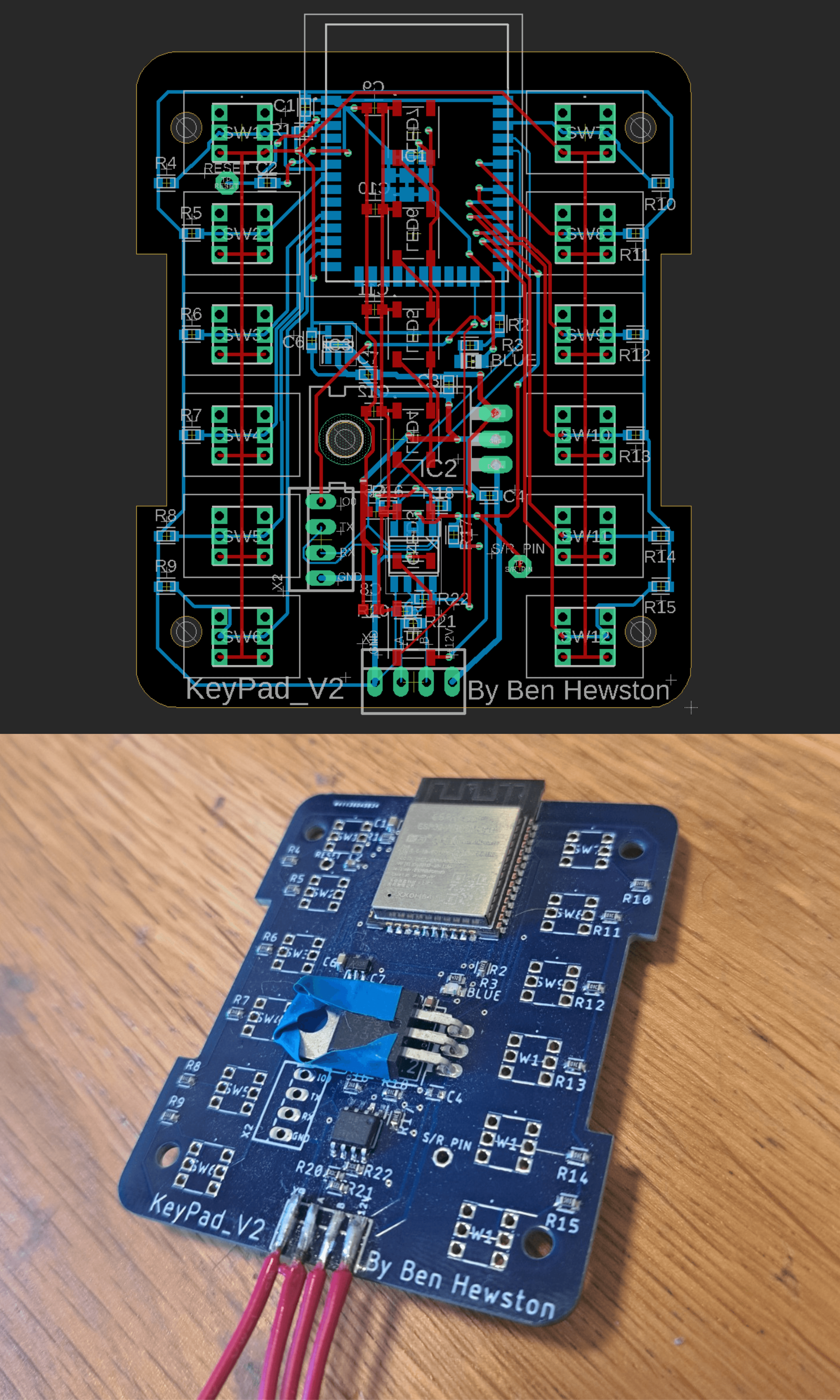 ESP32 PCB schematic